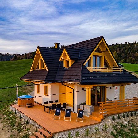 Em Gorce Resort Domki Z Sauna I Jacuzzi Waksmund Exterior foto
