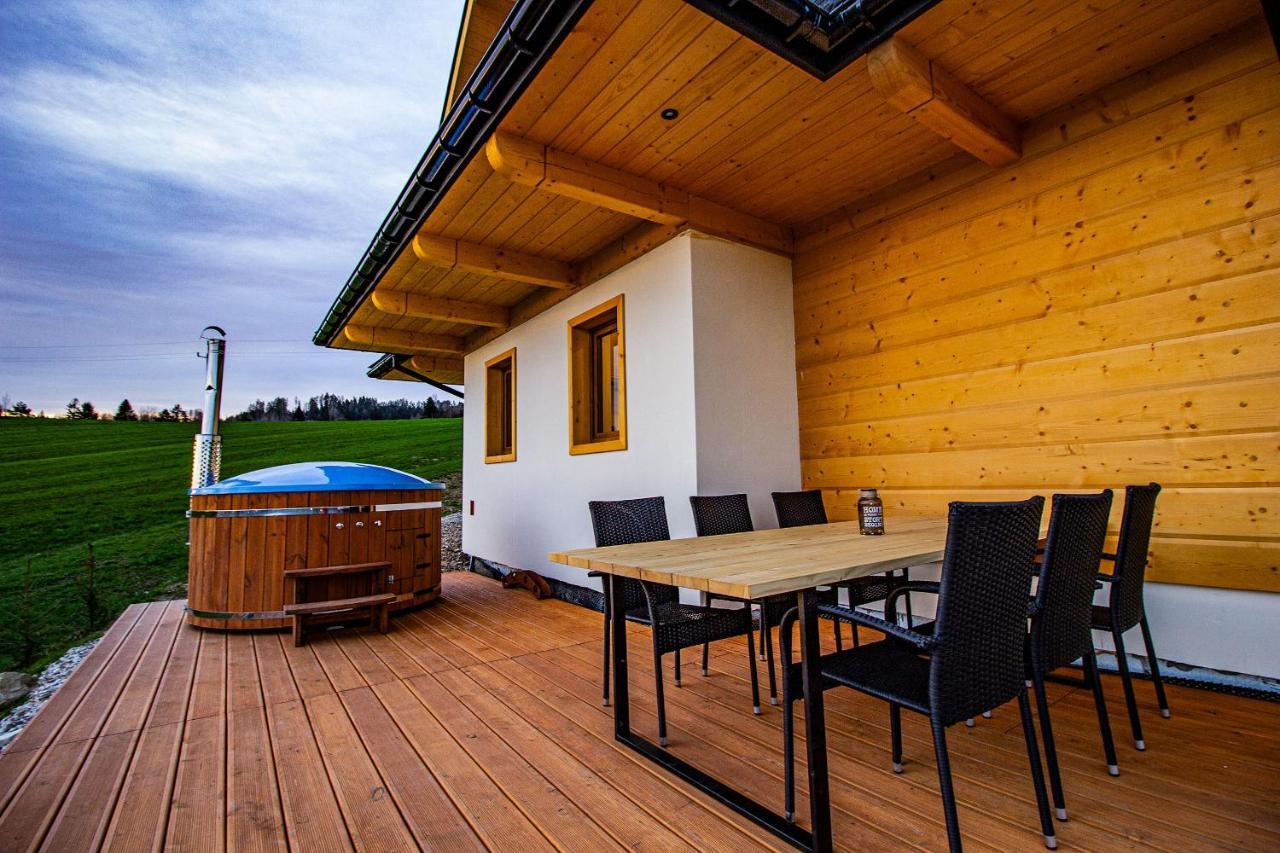 Em Gorce Resort Domki Z Sauna I Jacuzzi Waksmund Exterior foto