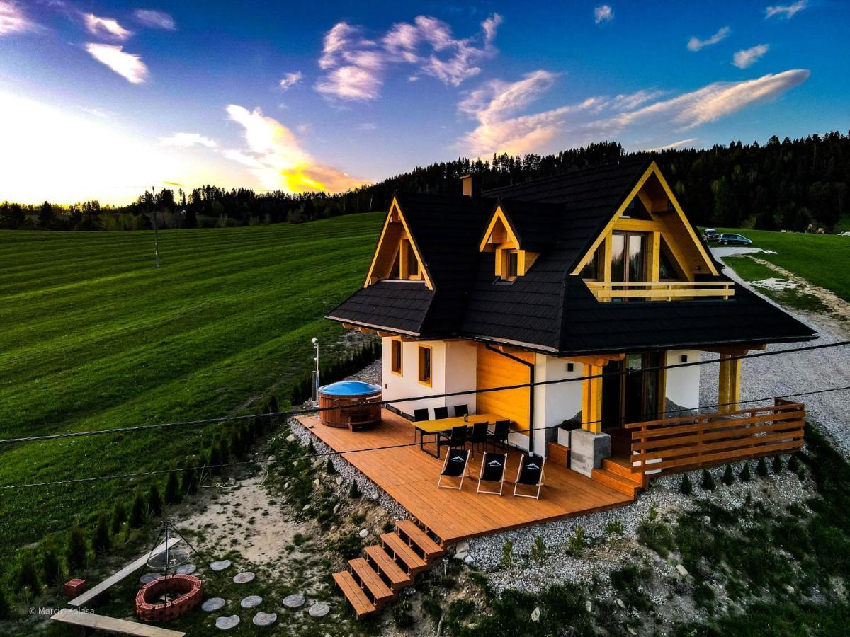 Em Gorce Resort Domki Z Sauna I Jacuzzi Waksmund Exterior foto