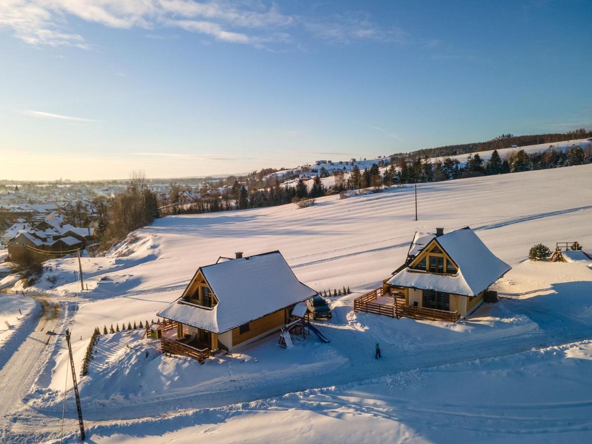 Em Gorce Resort Domki Z Sauna I Jacuzzi Waksmund Exterior foto